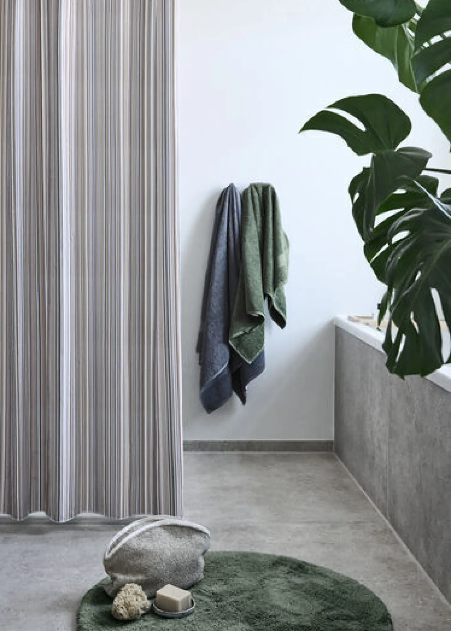 Compliments - Badeforhæng - Spectrum shower curtain w/tape 200 cm - Multi