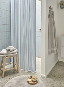 Compliments - Badeforhæng - Spectrum shower curtain w/eyelets 200 cm - Blå