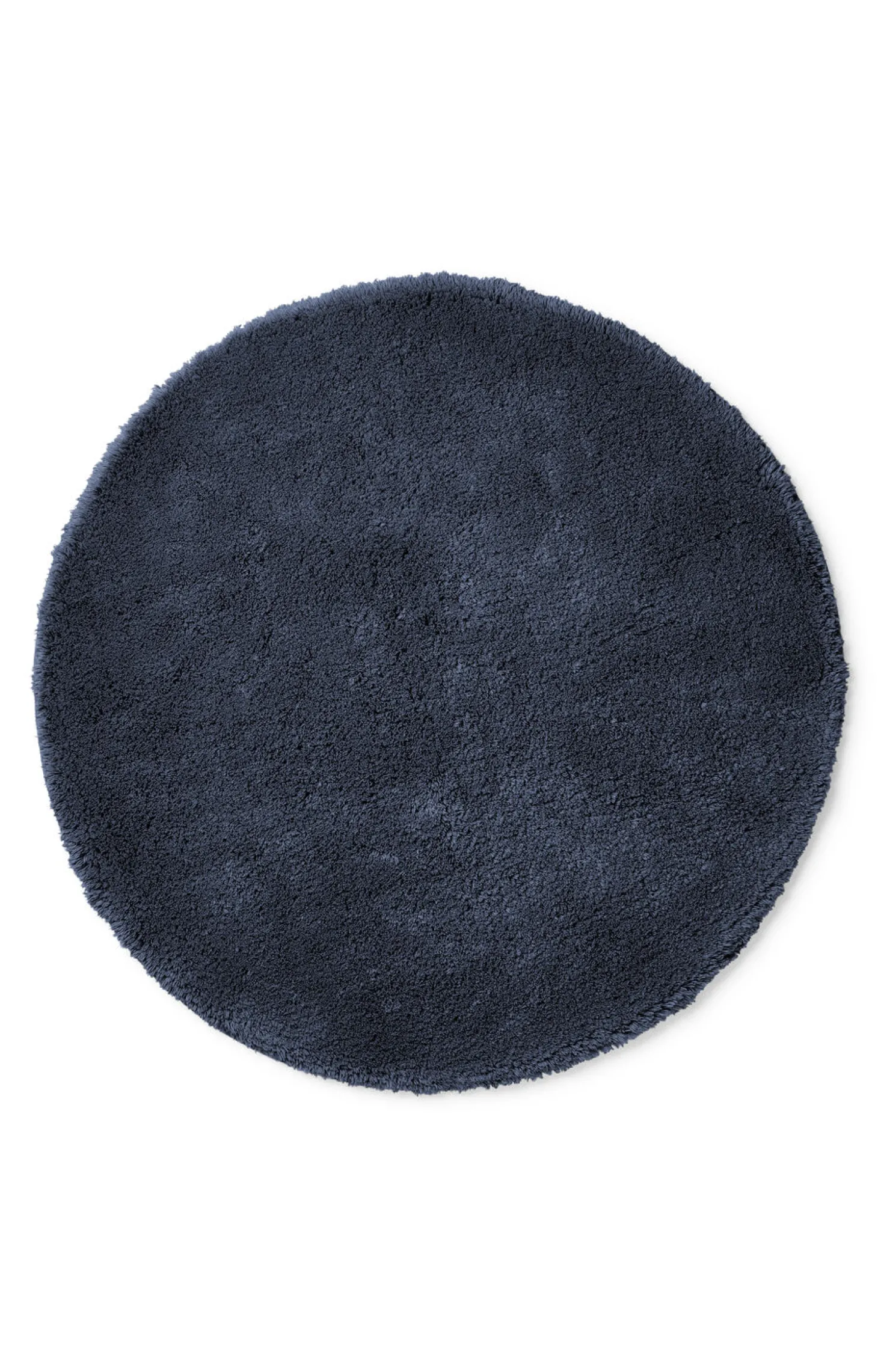 Compliments - Bademåtte - Loop Bath Mat dia. 75 cm - Mørk blå