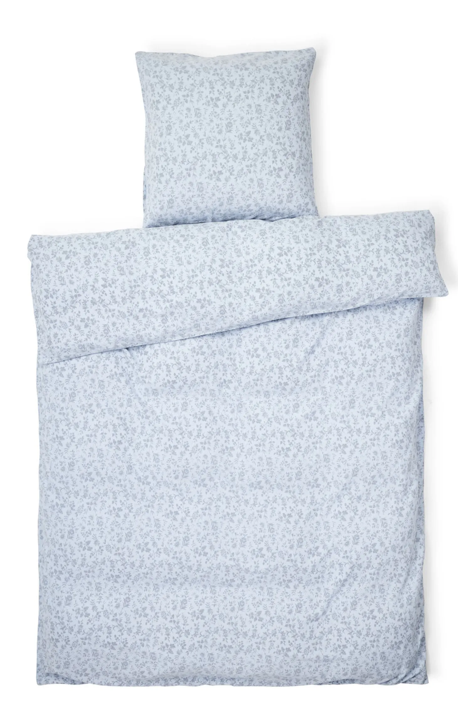 Compliments - Blossom Bed Linen - 140x200/60x63 cm - Dusty blue