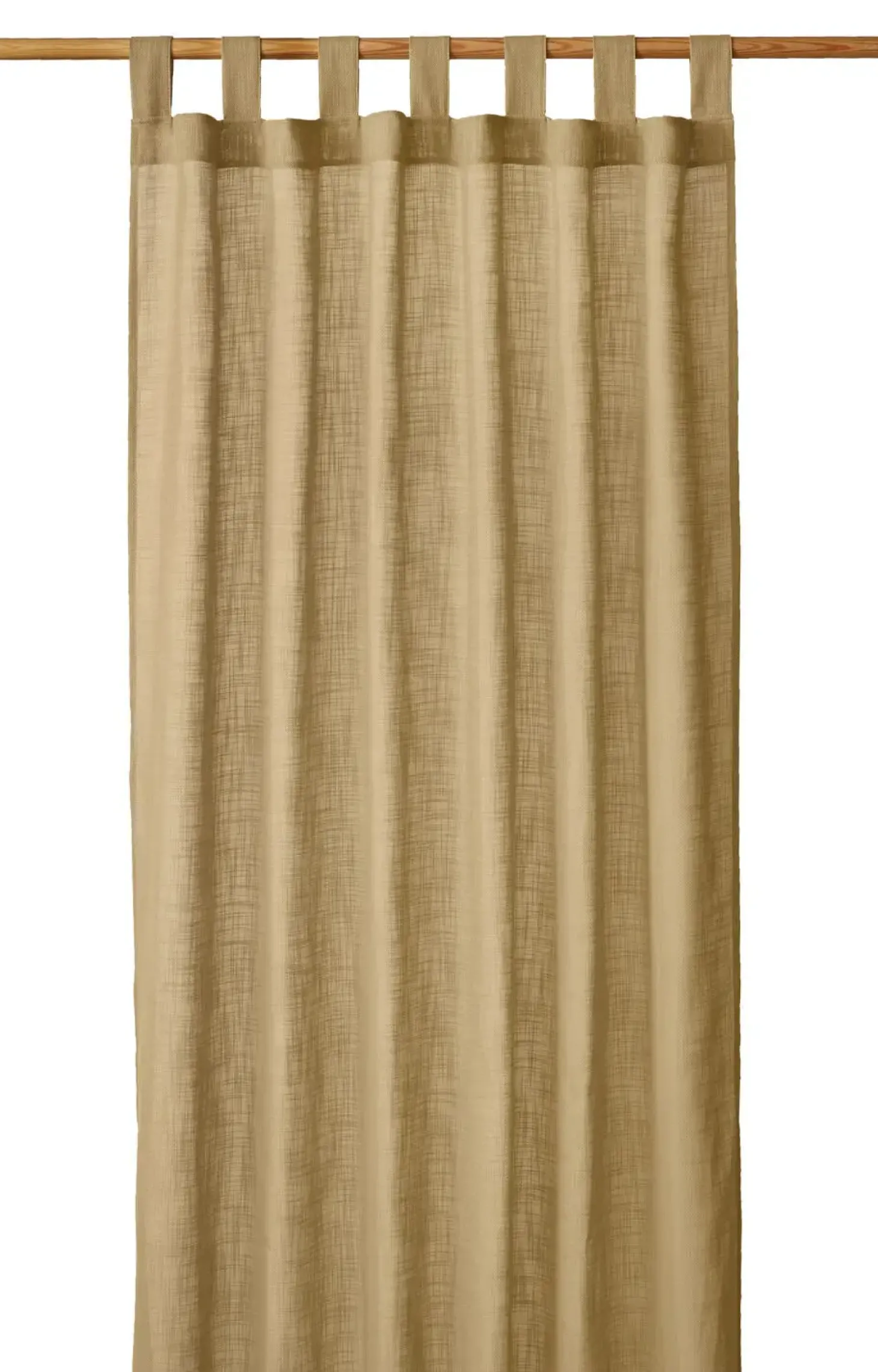 Compliments - Gardin - Nivo Curtain 140x260 cm w/loops - Mustard