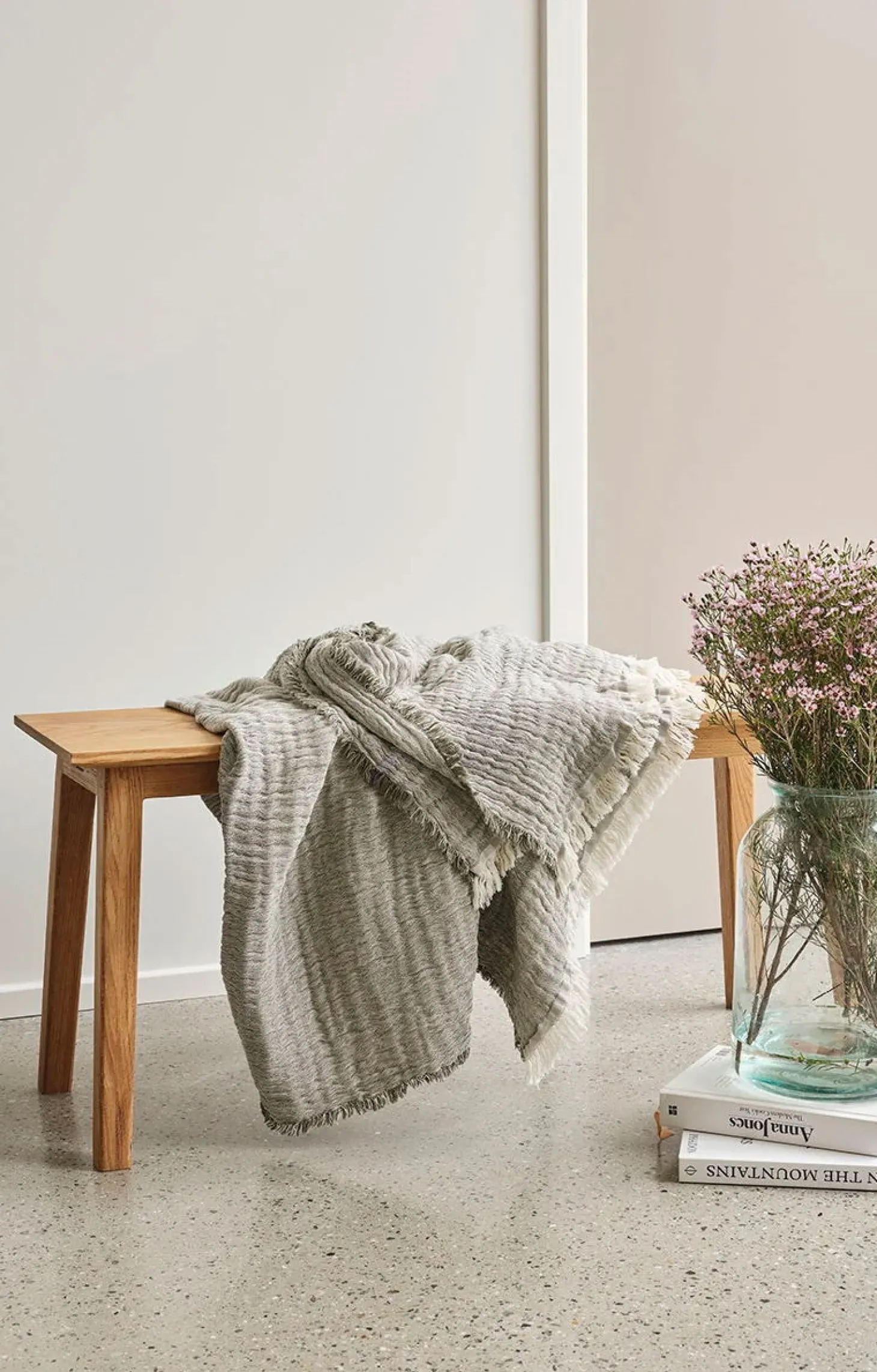 Compliments - Plaid - Loire Throw 130x180 cm - Grøn