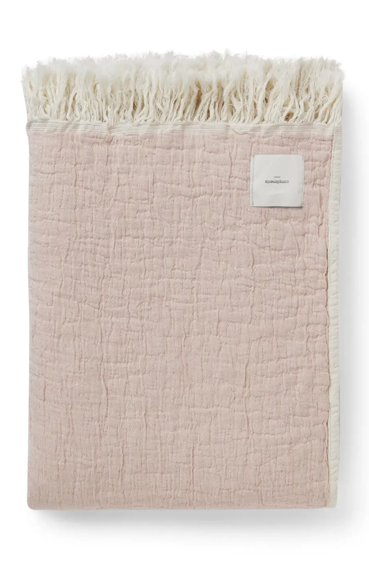 Compliments - Plaid - River 130x200 cm - Rose/cream