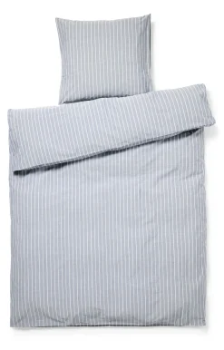 Compliments - Sengetøj - Blik Bed Linen 240x220/60x63 (2) cm - Blå