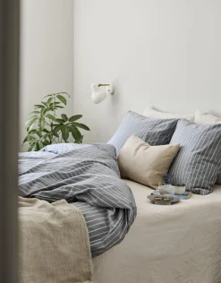 Compliments - Sengetøj - Blik Bed Linen 200x220/60x63 (2) cm - Blå