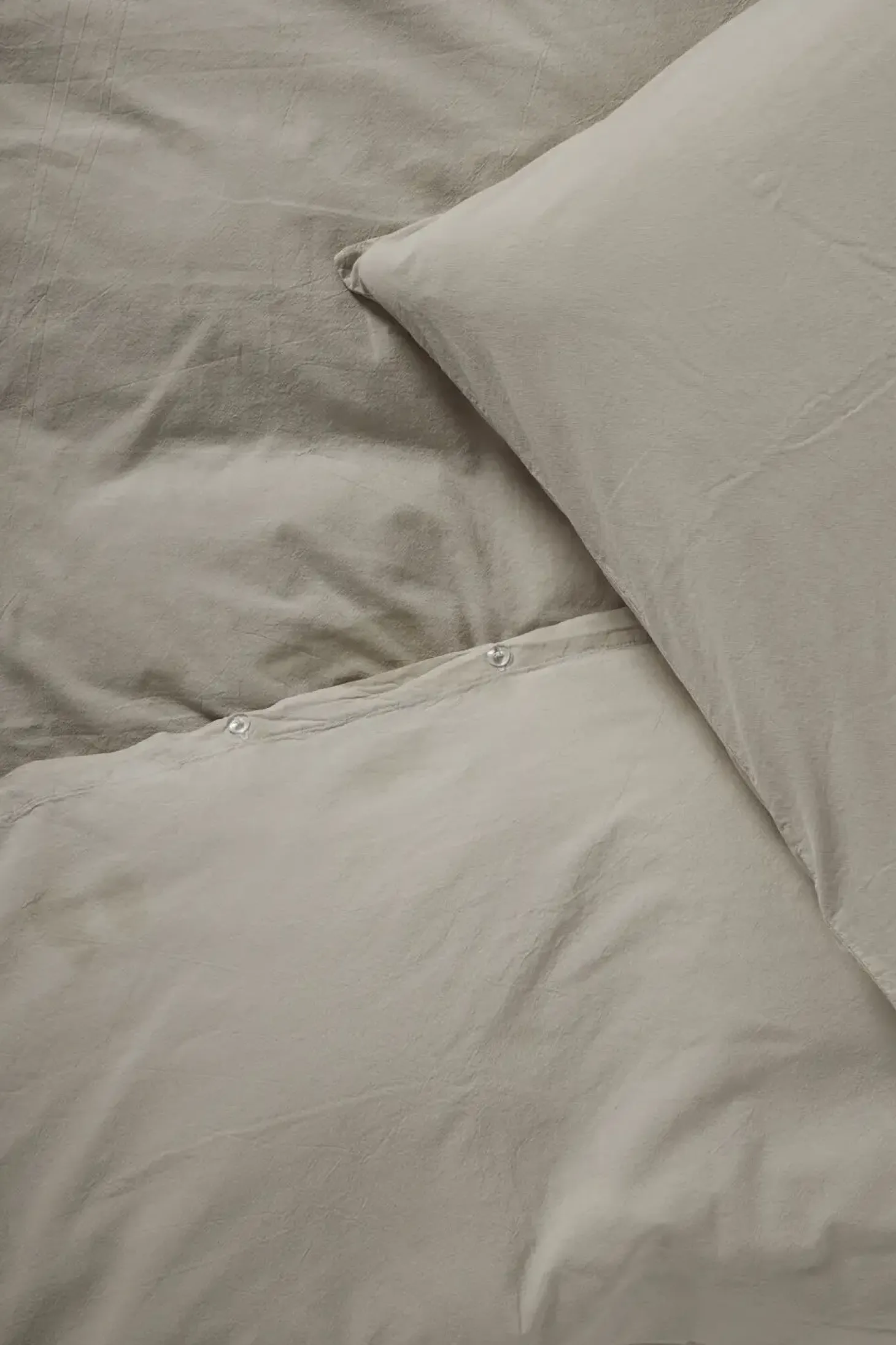 Compliments - Sengetøj - Stone Bed Linen 200x220/60x63 (2) cm - Sand