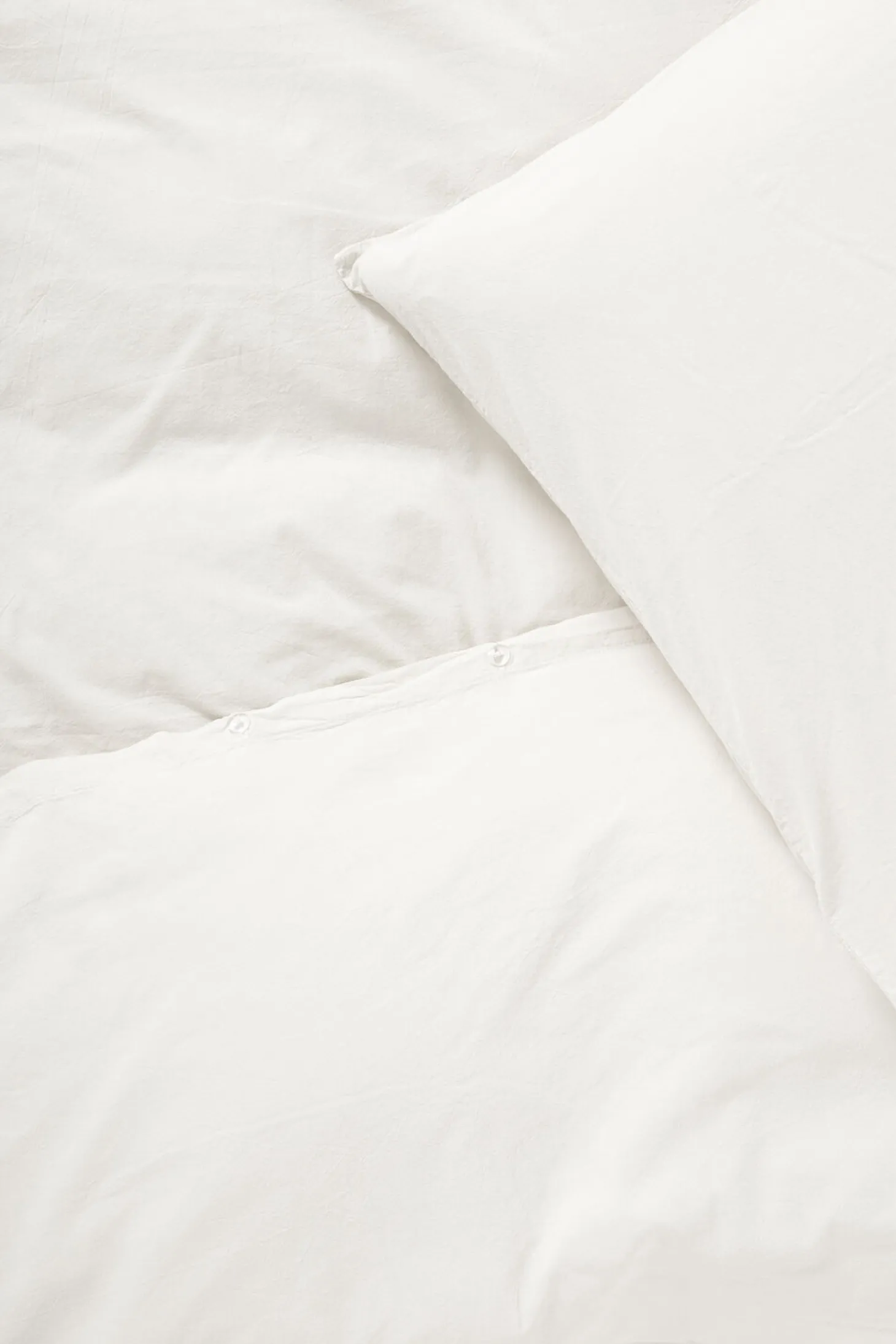 Compliments - Sengetøj - Stone Bed Linen 200x200/60x63 (2) cm - Hvid