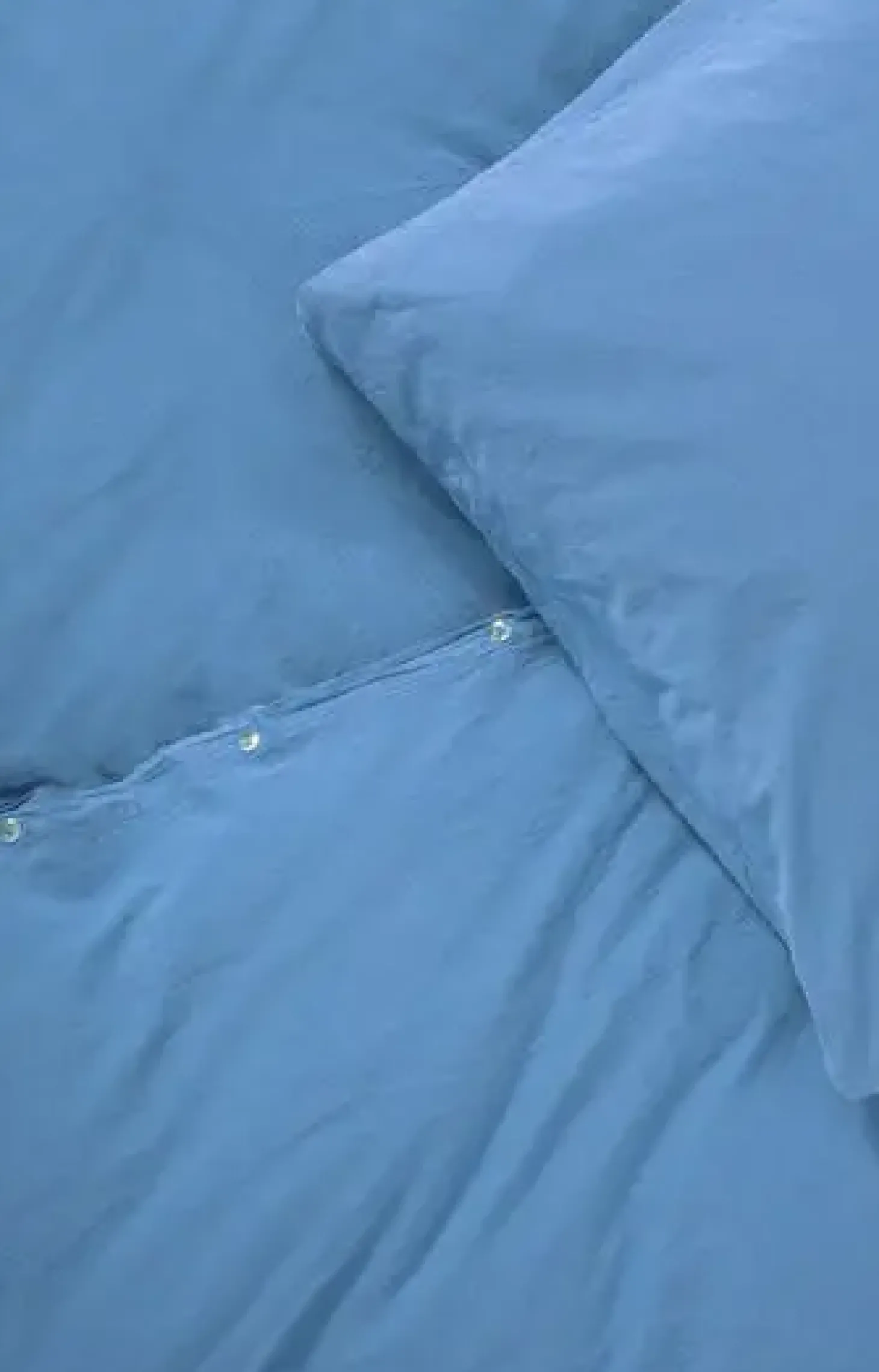 Compliments - Sengetøj - Stone Bed Linen 140x220/60x63 cm - Ocean blue