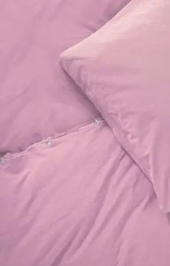 Compliments - Sengetøj - Stone Bed Linen 140x220/60x63 cm - Pink Sky