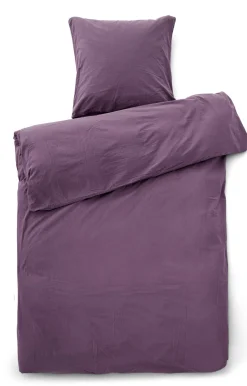 Compliments - Sengetøj - Stone Bed Linen 140x200/60x63 cm - Plum