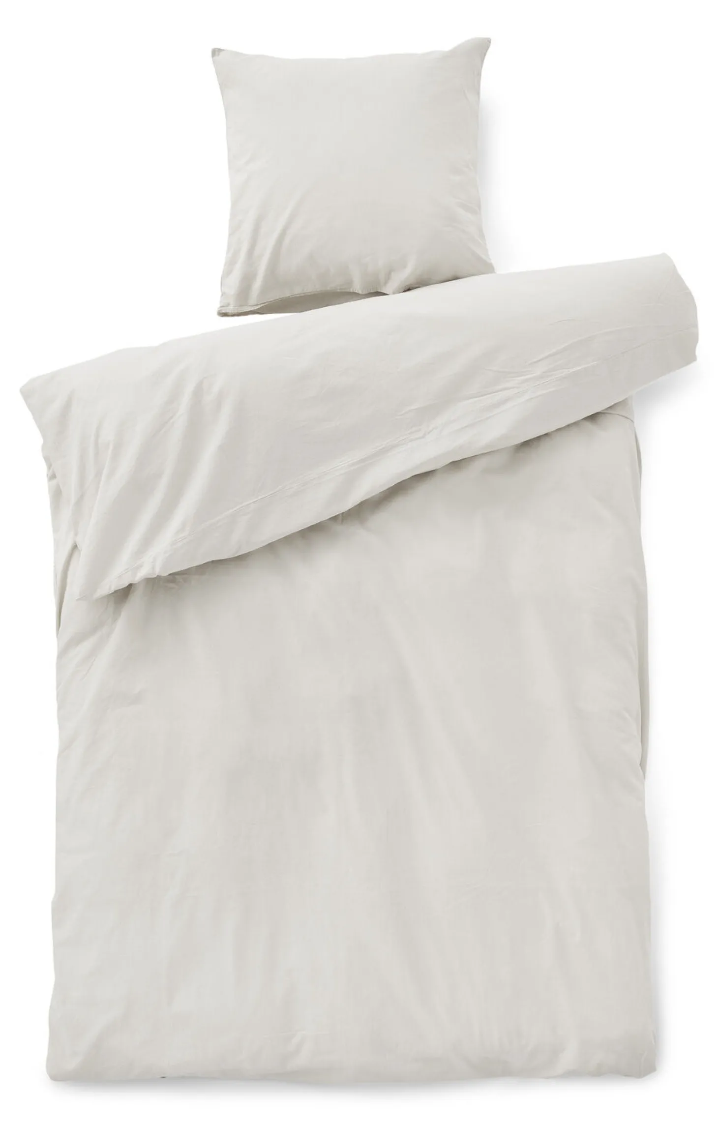 Compliments - Sengetøj - Stone Bed Linen 140x200/60x63 cm - Moon