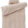 Compliments - Sengetøj - Stone Bed Linen 200x220/60x63 (2) cm - Rose
