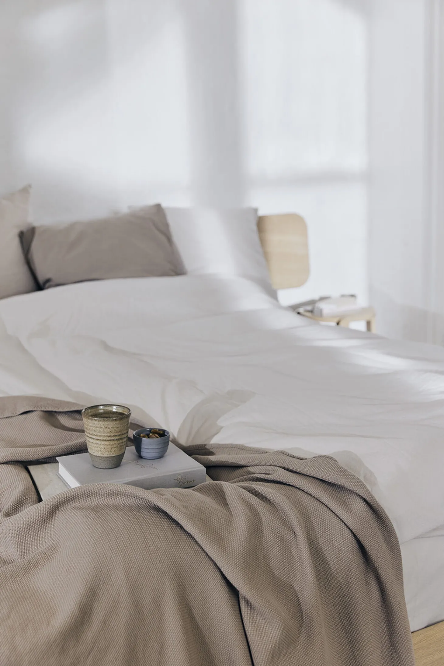 Compliments - Sengetøj - Stone Bed Linen 200x220/60x63 (2) cm - Moon