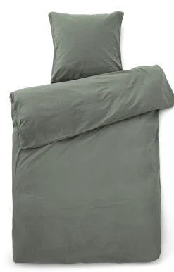 Compliments - Sengetøj - Stone Bed Linen 200x200/60x63 (2) cm - Mørk grå