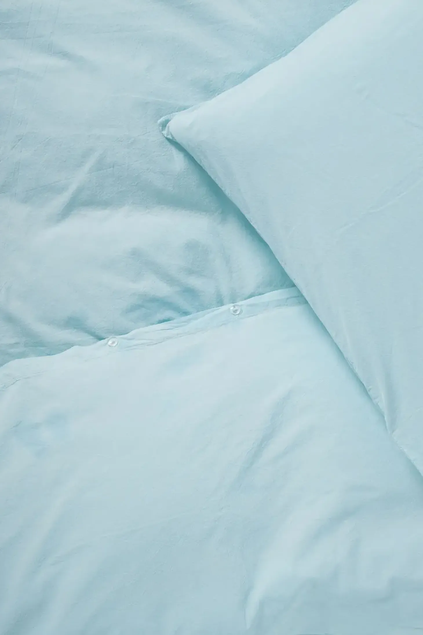 Compliments - Sengetøj - Stone Bed Linen 140x220/60x63 cm - Sky blue