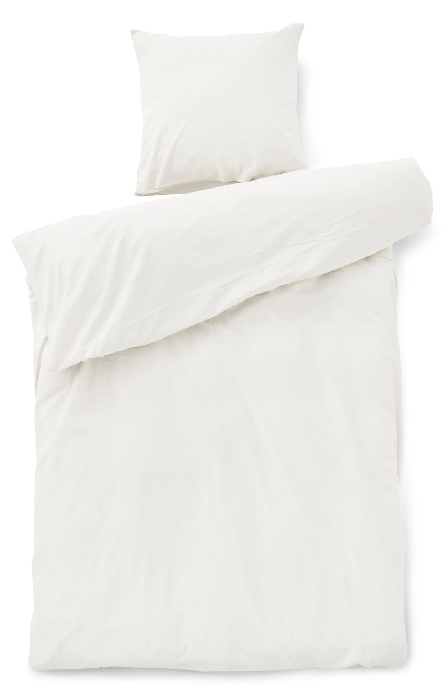 Compliments - Sengetøj - Stone Bed Linen 140x220/60x63 cm - Hvid