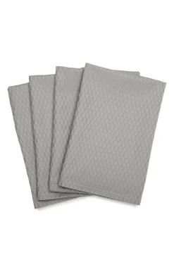 Compliments - Serviet - Tile Damask Napkin 45x45 cm - 4 pack - Sølv grå