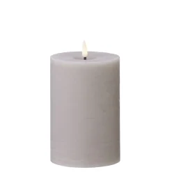 Cozy Living - LED Rustik stearinlys STEN - D10 H15 cm.