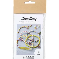 Creativ Company - Mini DIY Kit Smykker, Armbånd krympeplast, 1 pk.