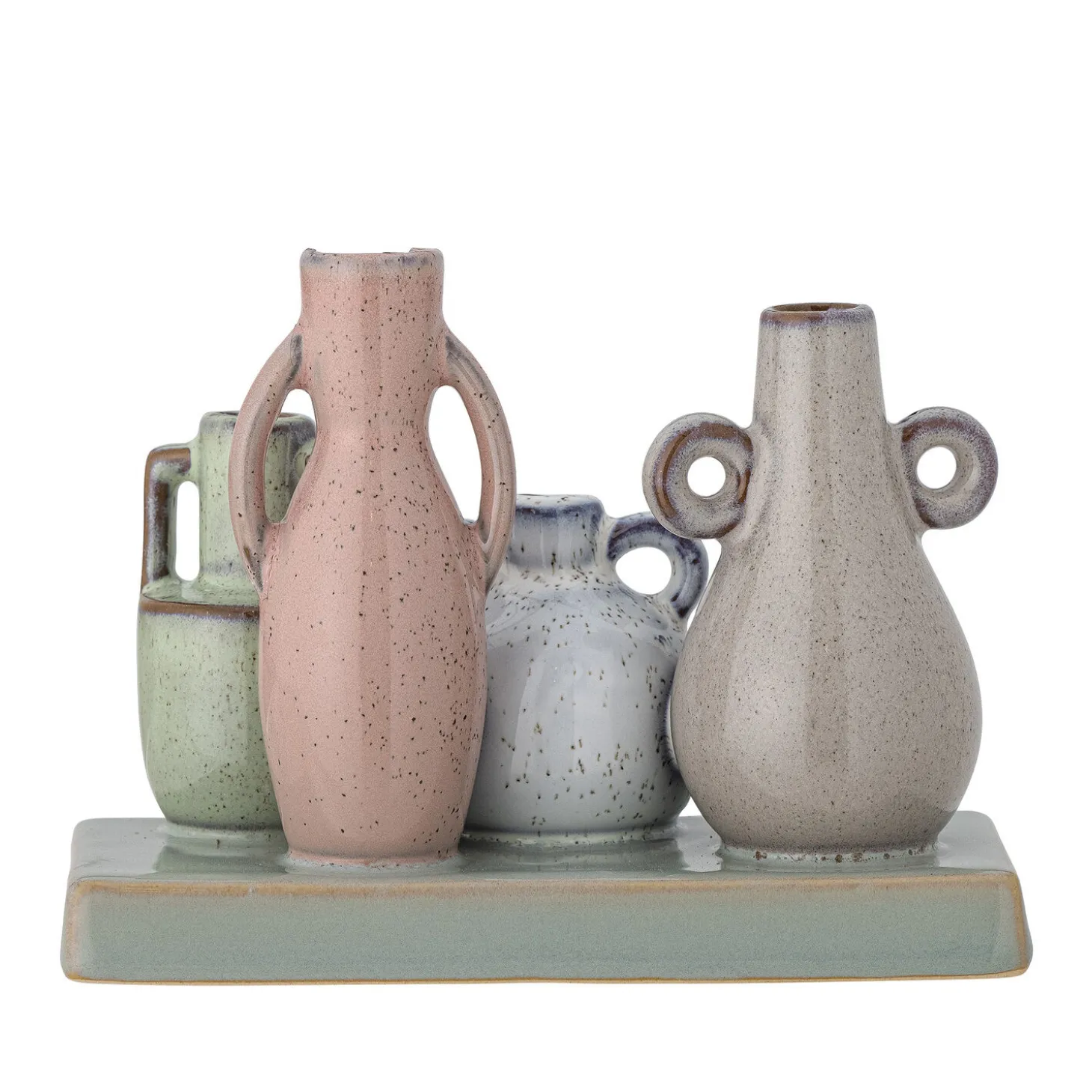 Creative Collection - Aidan Vase, Grøn, Stentøj