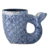 Creative Collection - Ariella Vase, Blå, Stentøj
