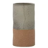 Creative Collection - Denna Vase, Grøn, Stentøj