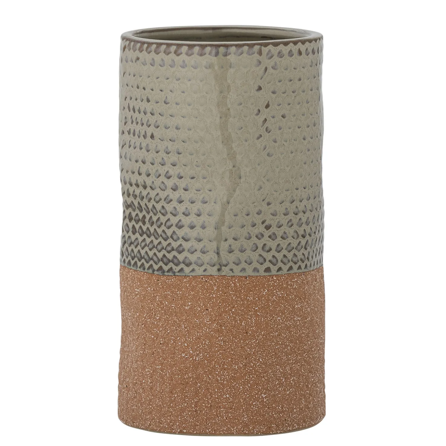 Creative Collection - Denna Vase, Grøn, Stentøj