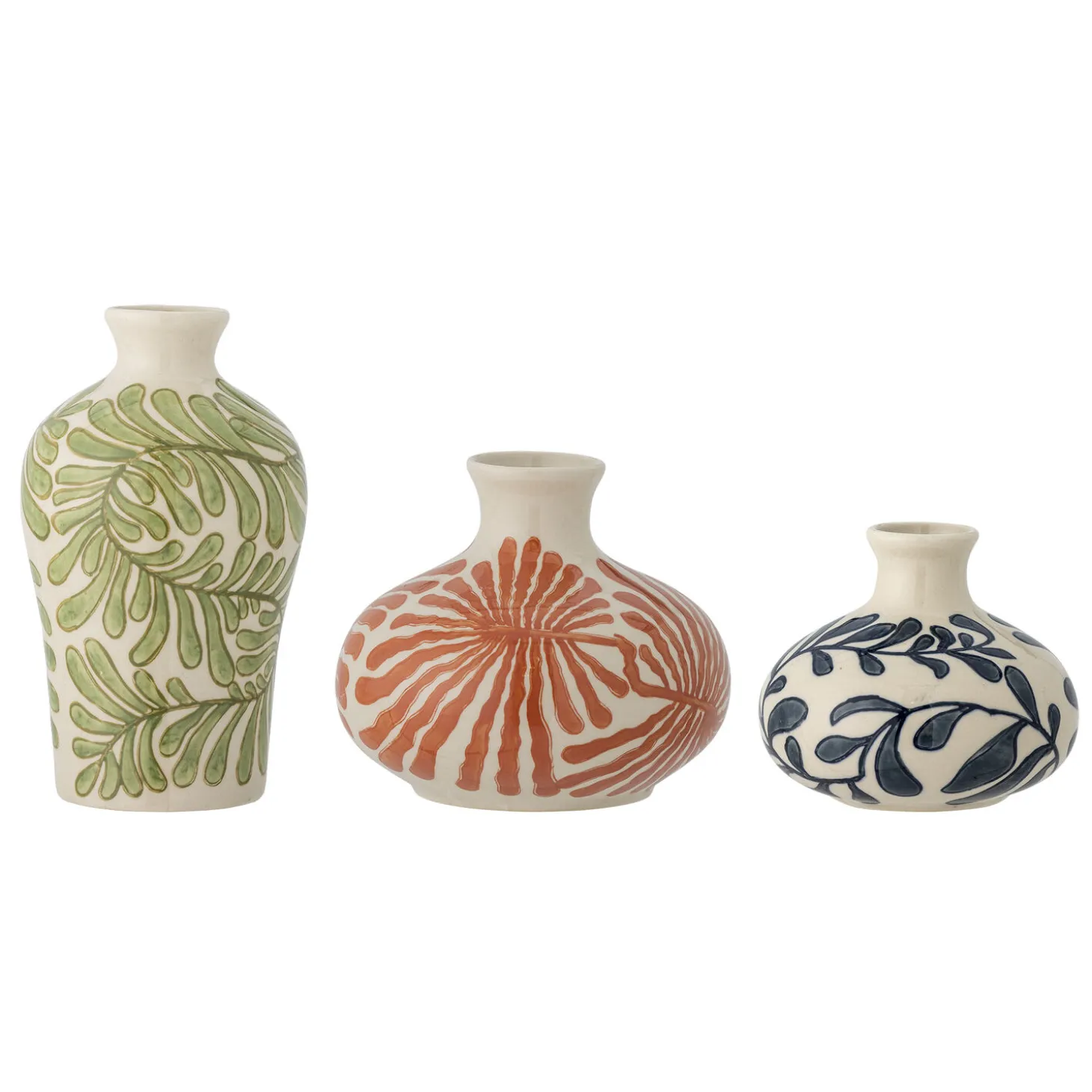 Creative Collection - Fauni Vase, Grøn, Stentøj