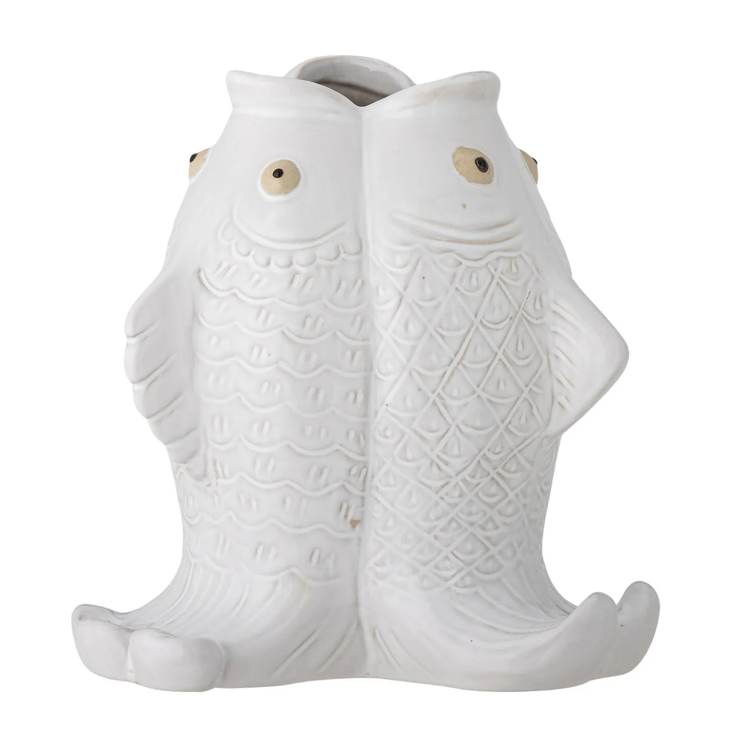 Creative Collection - Fili Vase, Hvid, Stentøj