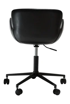 DAN-FORM - GAIA Office Stol - Vintage sort kunstlæder