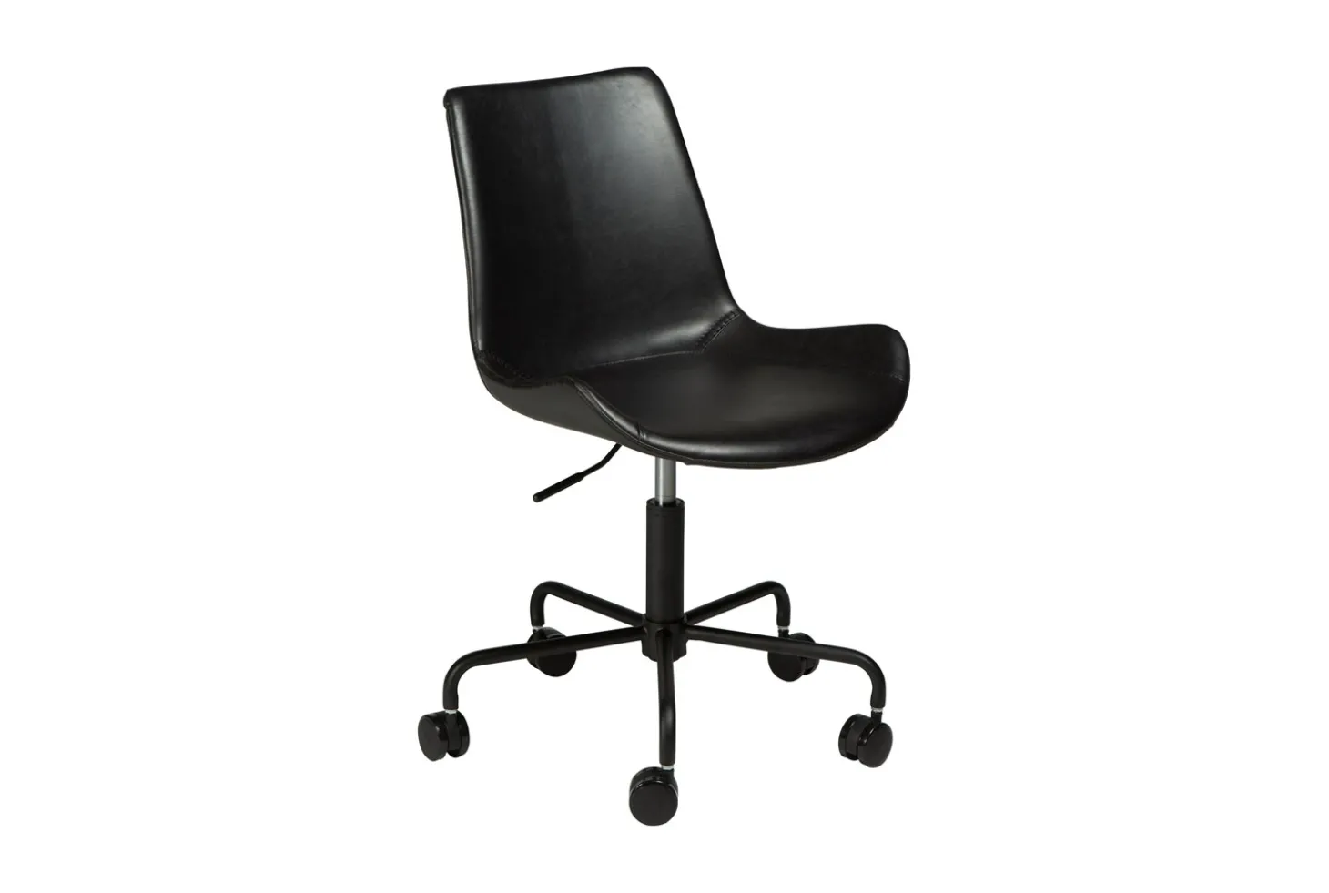 DAN-FORM - HYPE Office Stol - Vintage sort kunstlæder
