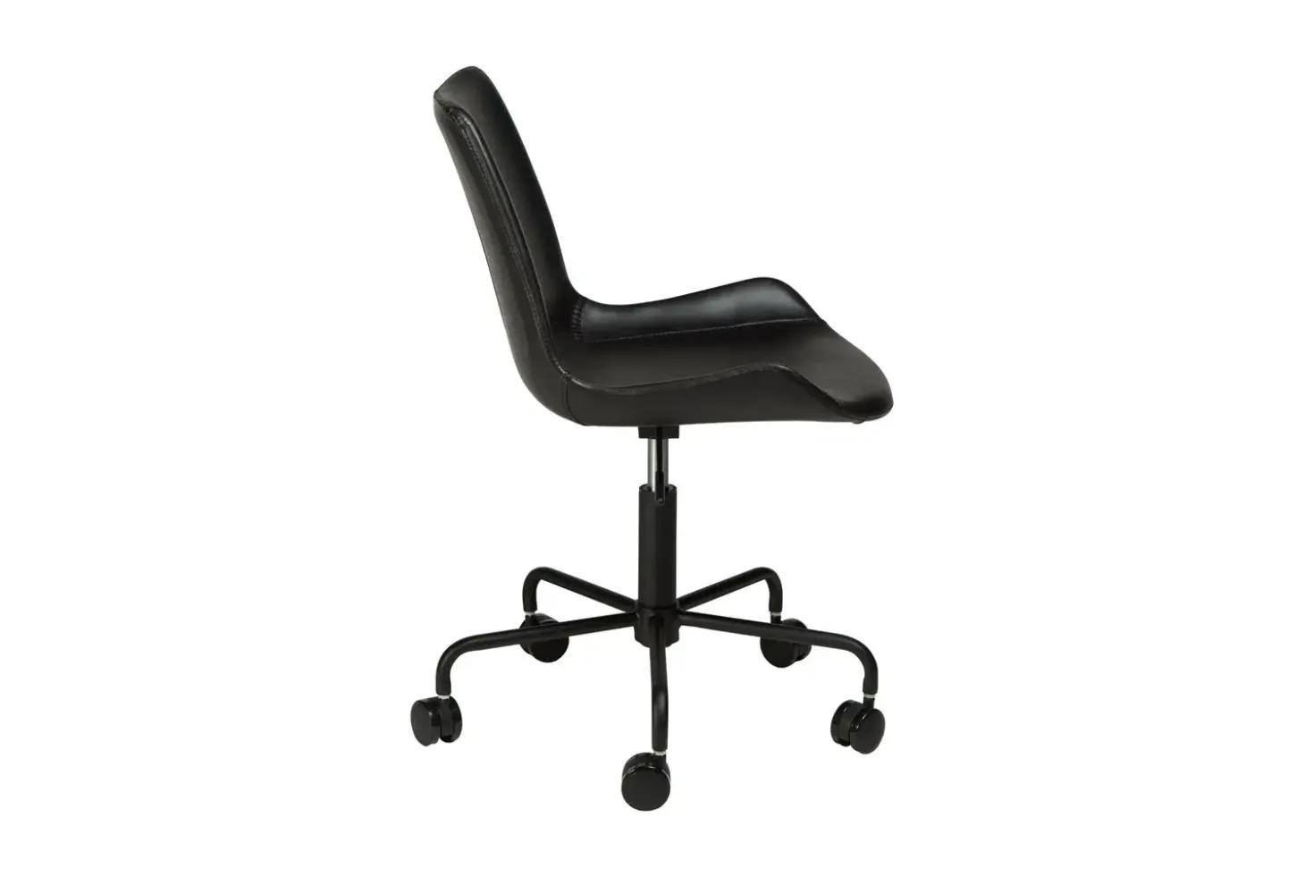 DAN-FORM - HYPE Office Stol - Vintage sort kunstlæder