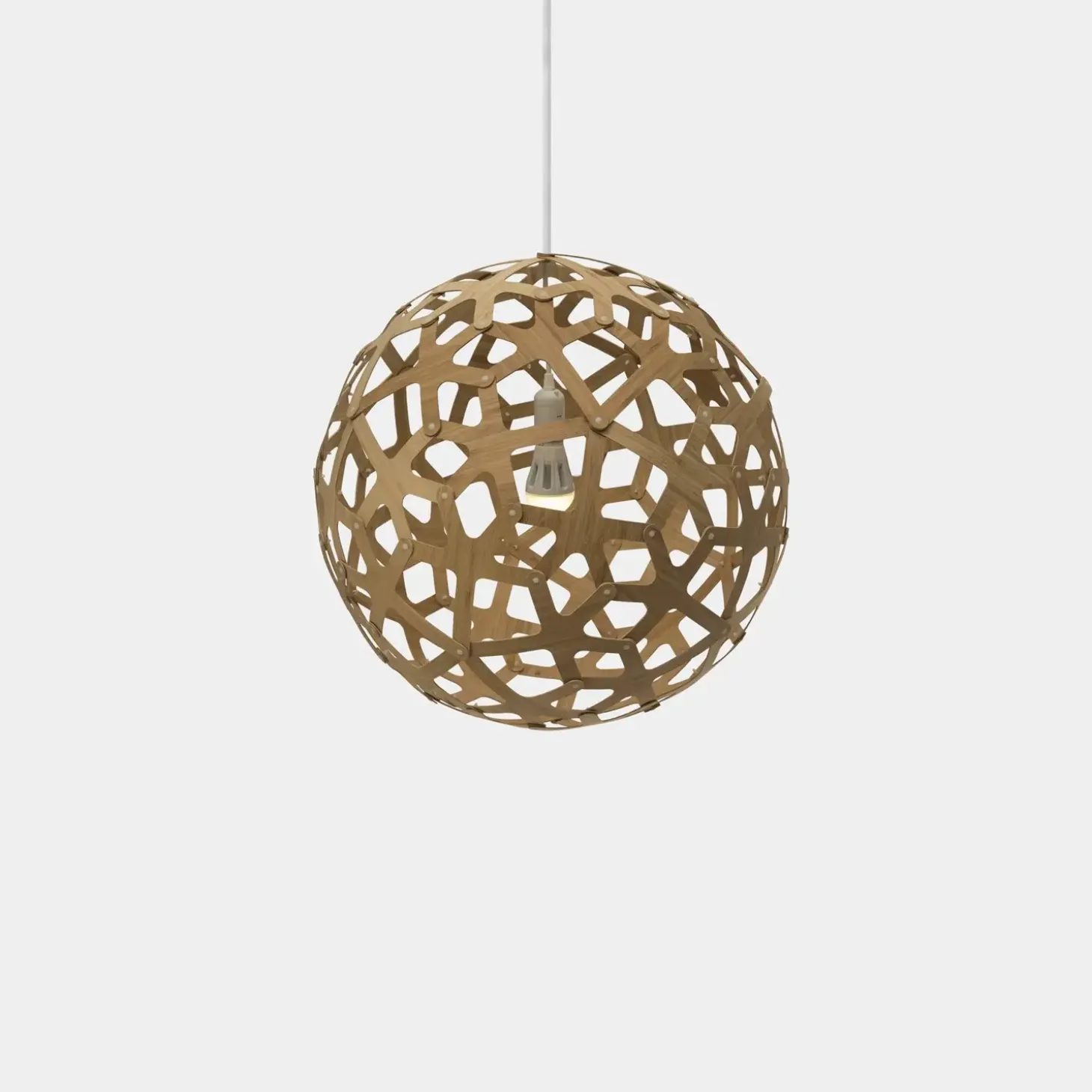 David Trubridge - Coral Pendel - Caramel Ø 60 cm