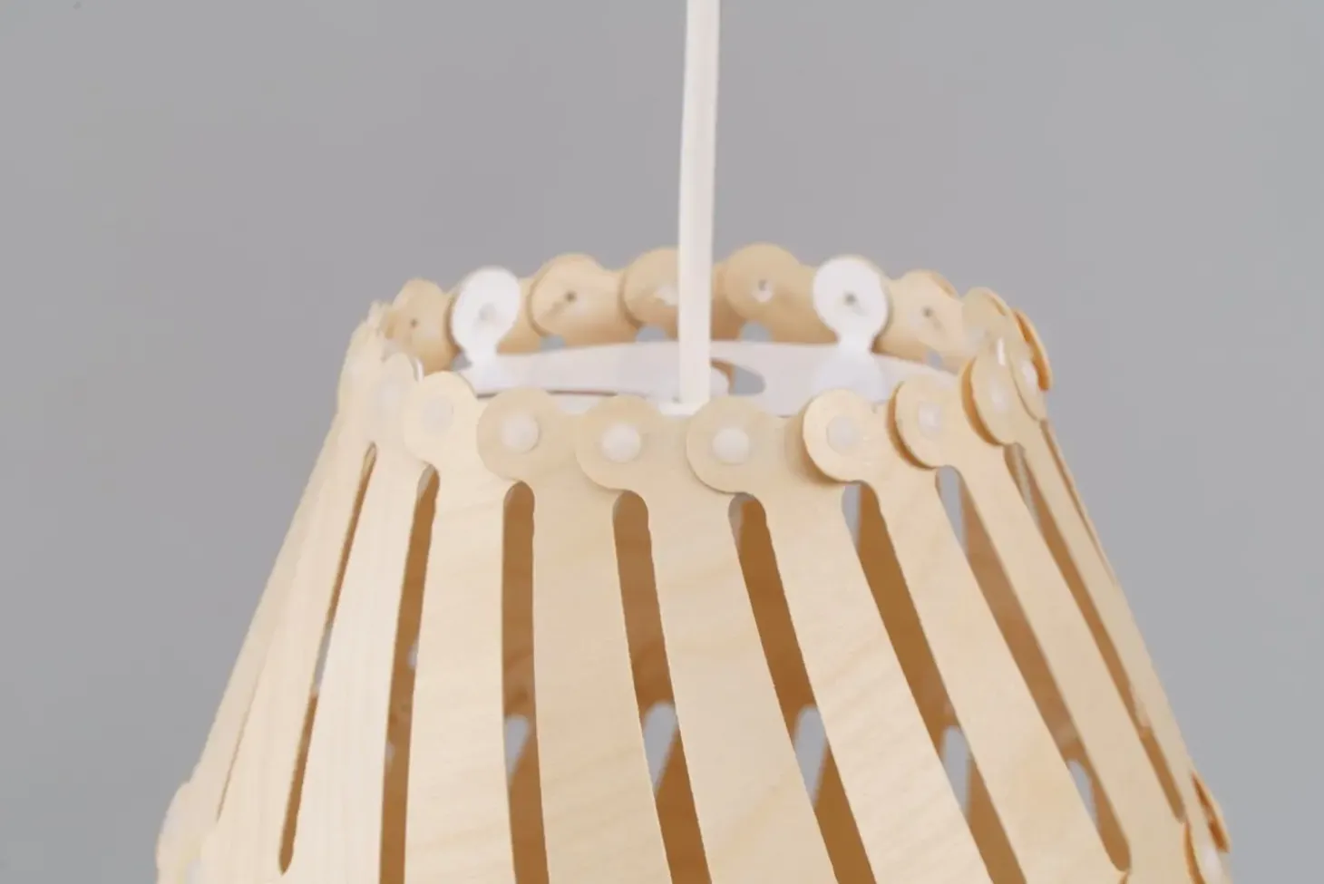 David Trubridge - Ebb Roll Lampe, natur