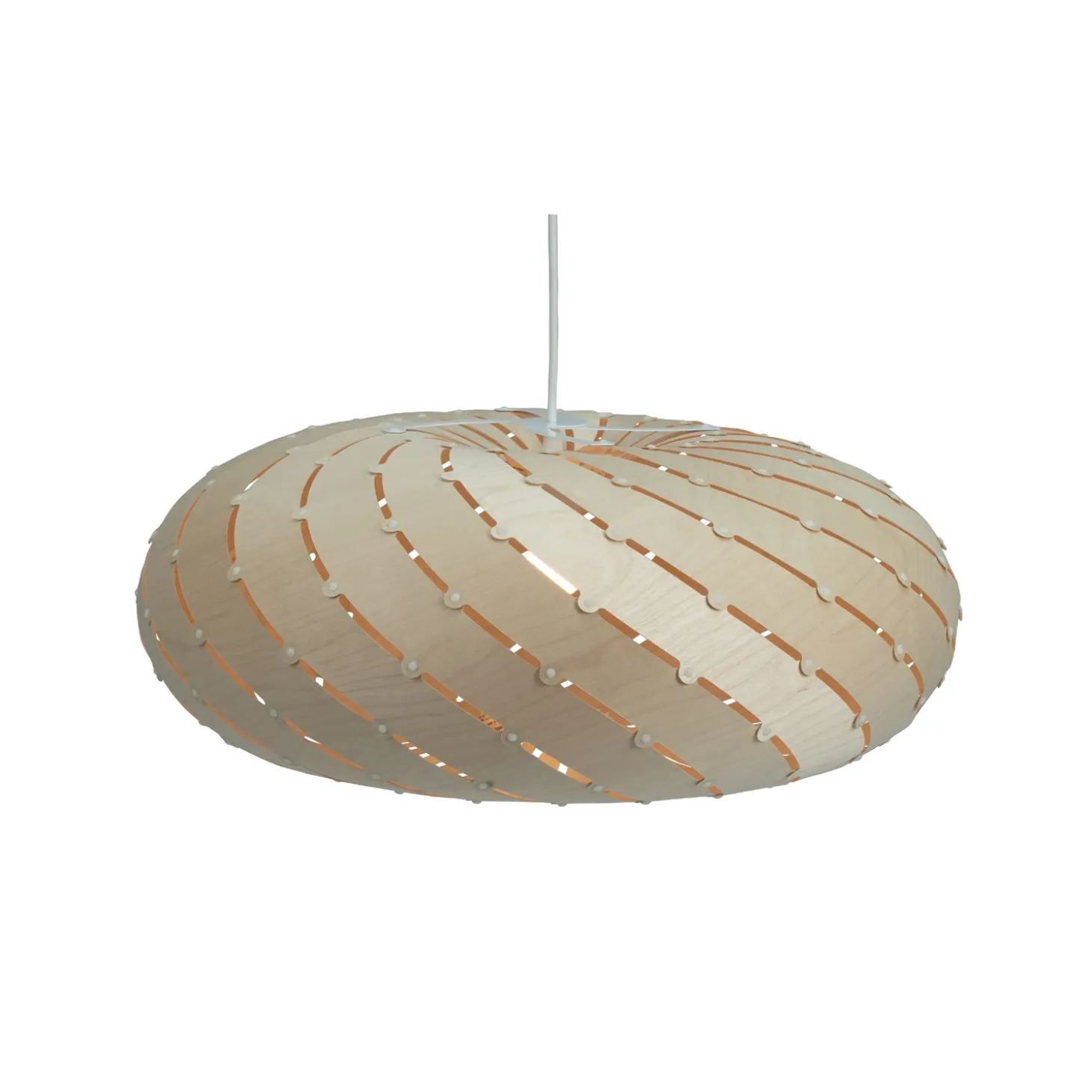 David Trubridge - Ebb Swell Lampe, natur