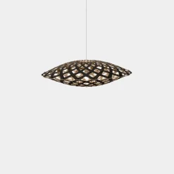 David Trubridge - Flax Pendel - Black/Natur, 80 cm