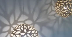 David Trubridge - Floral Pendel - white/white Ø 40 cm