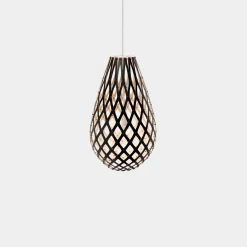 David Trubridge - Koura Ø 50 cm - Sort/natur