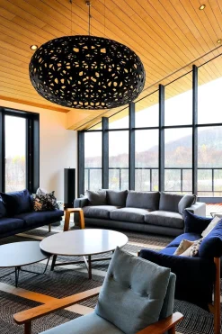 David Trubridge - Snowflake 80cm - Hvid/natur