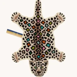 Doing Goods - Disco Leopard Gulvtæppe - Large