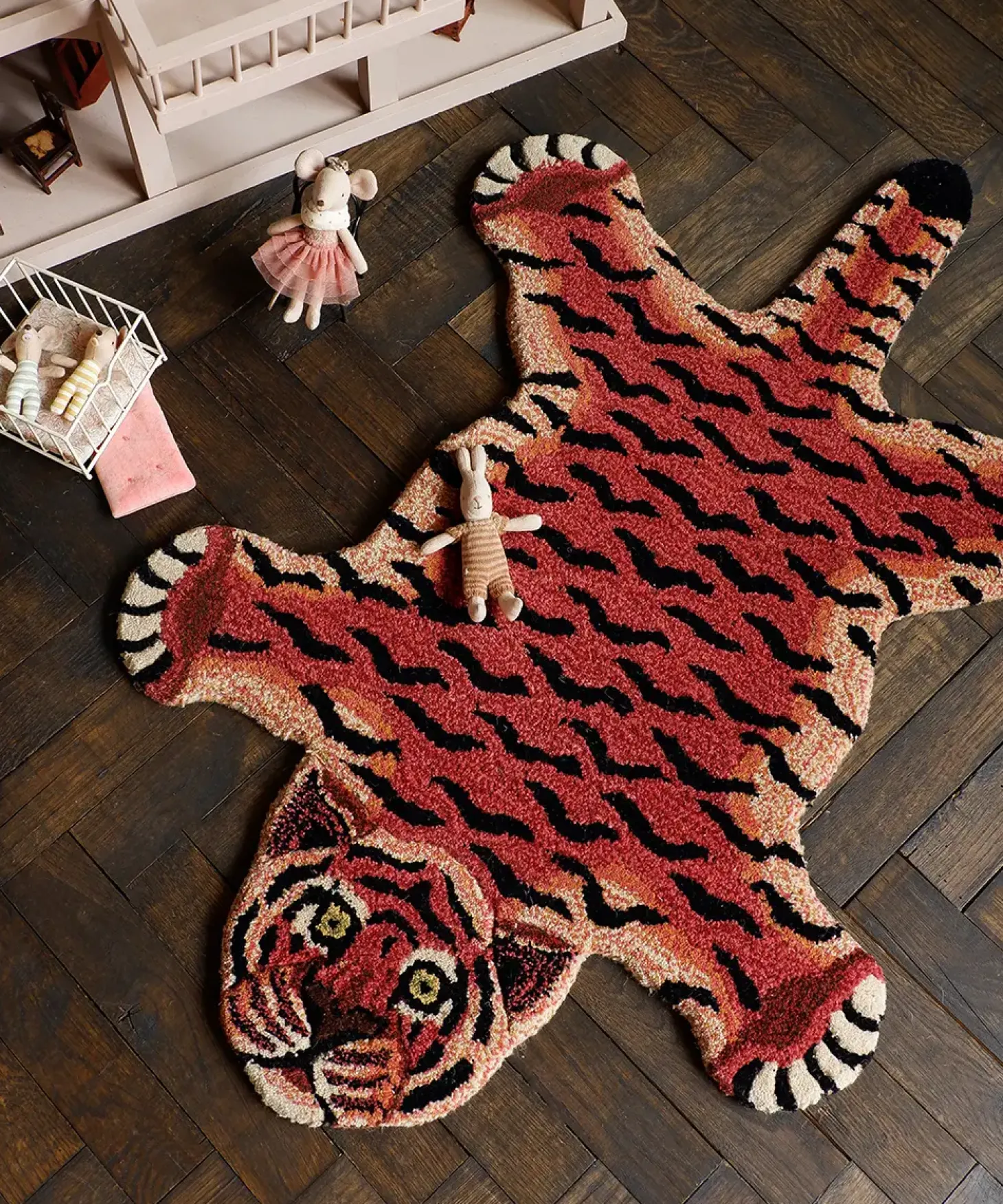 Doing Goods - Tula Wise Tiger Gulvtæppe - Large
