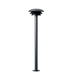 Dyberg Larsen - DL20 bedlampe - udendørs havelampe - sort (højde 80 cm)