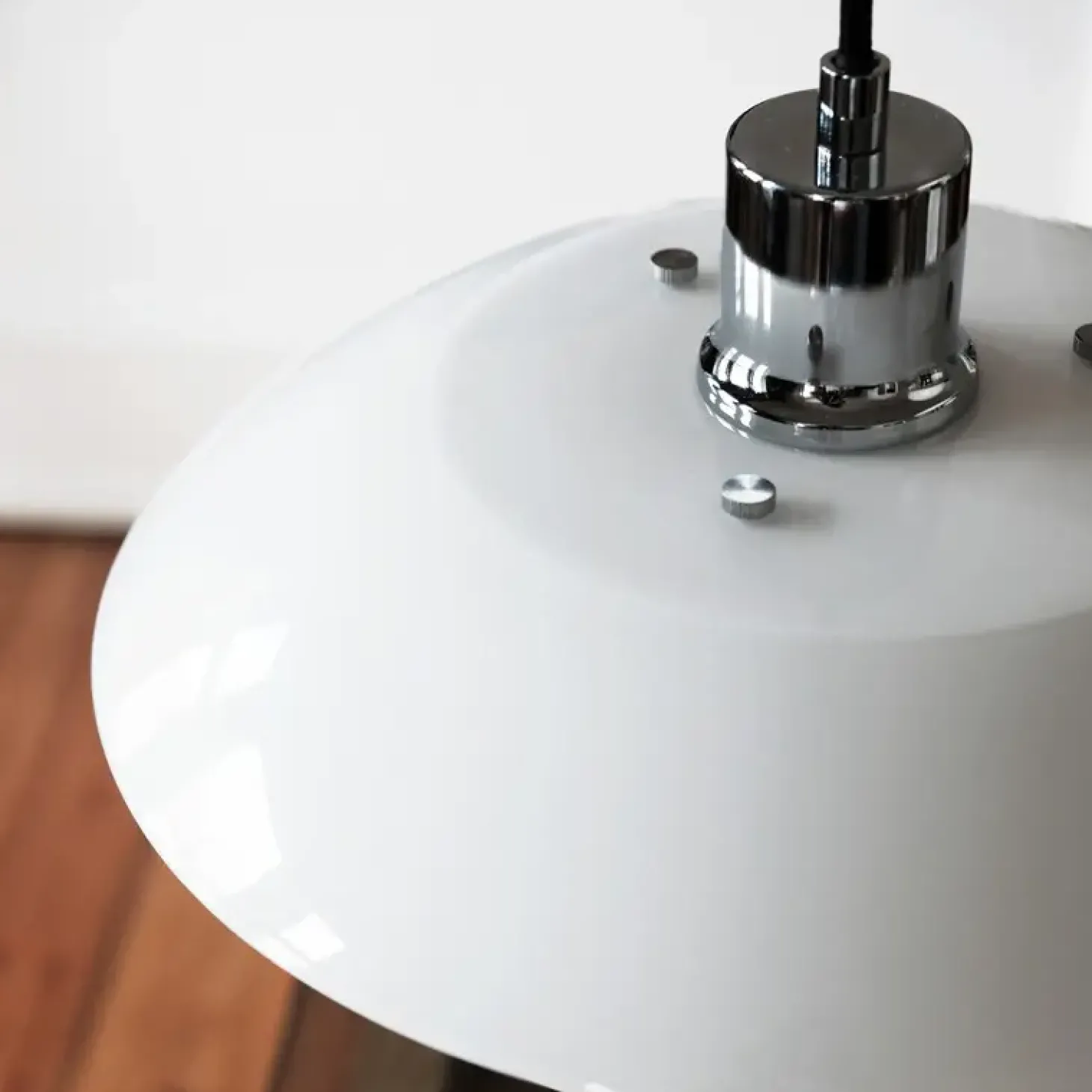 Dyberg Larsen - DL31 Opal pendel (Ø31 cm) - Opal/Krom