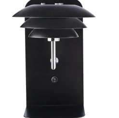 Dyberg Larsen - DL20 USB Hylde inkl. Lampe - Sort