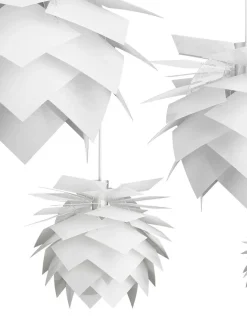 Dyberg Larsen - PineApple Pendel - Medium - Hvid - Loftlampe