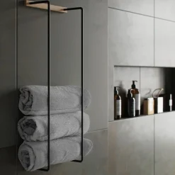Ekta Living - Håndklædeholder - Towel Rack - Olieret Eg