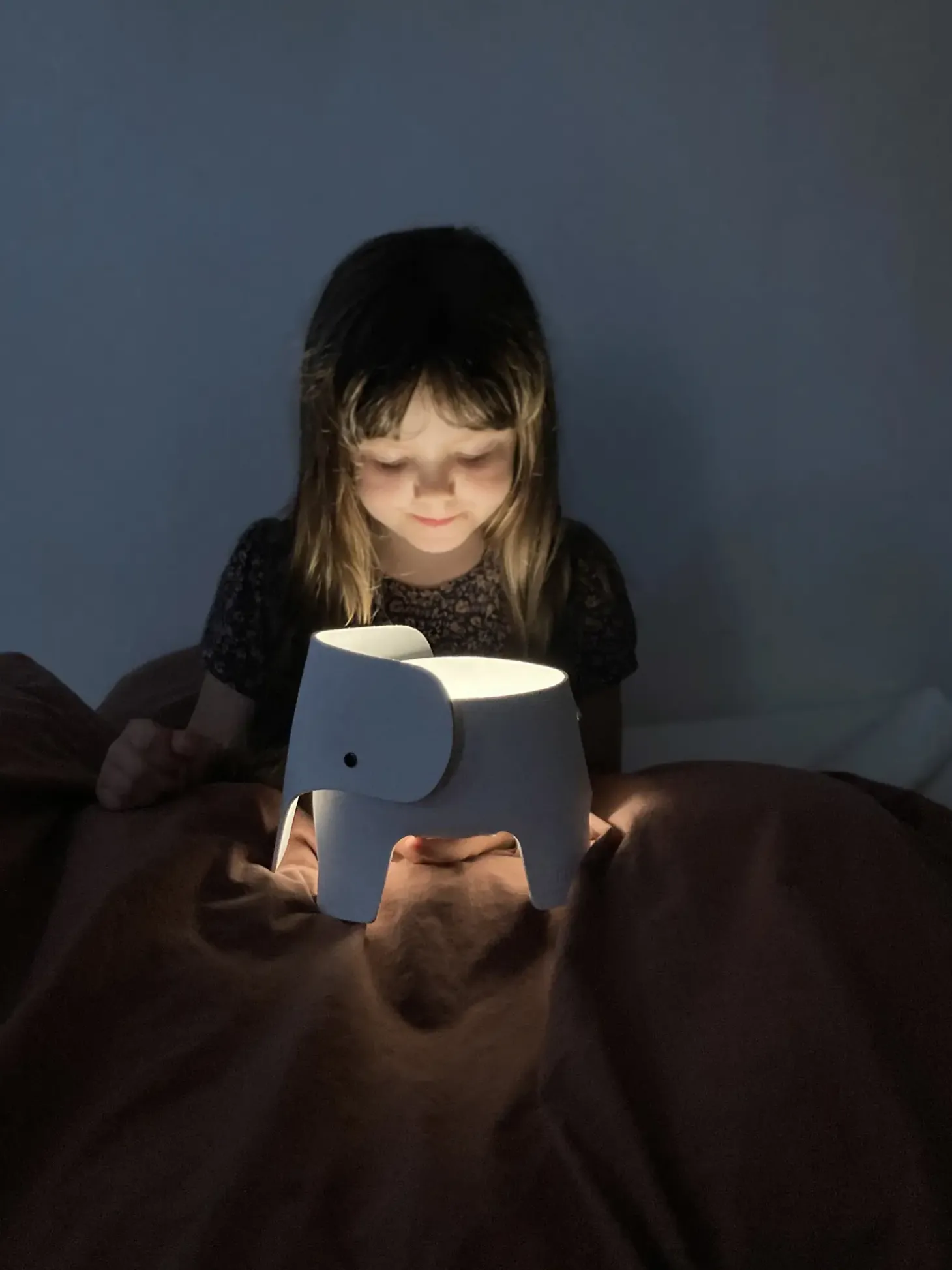 EO Play - Lampe - Elephant - Blå