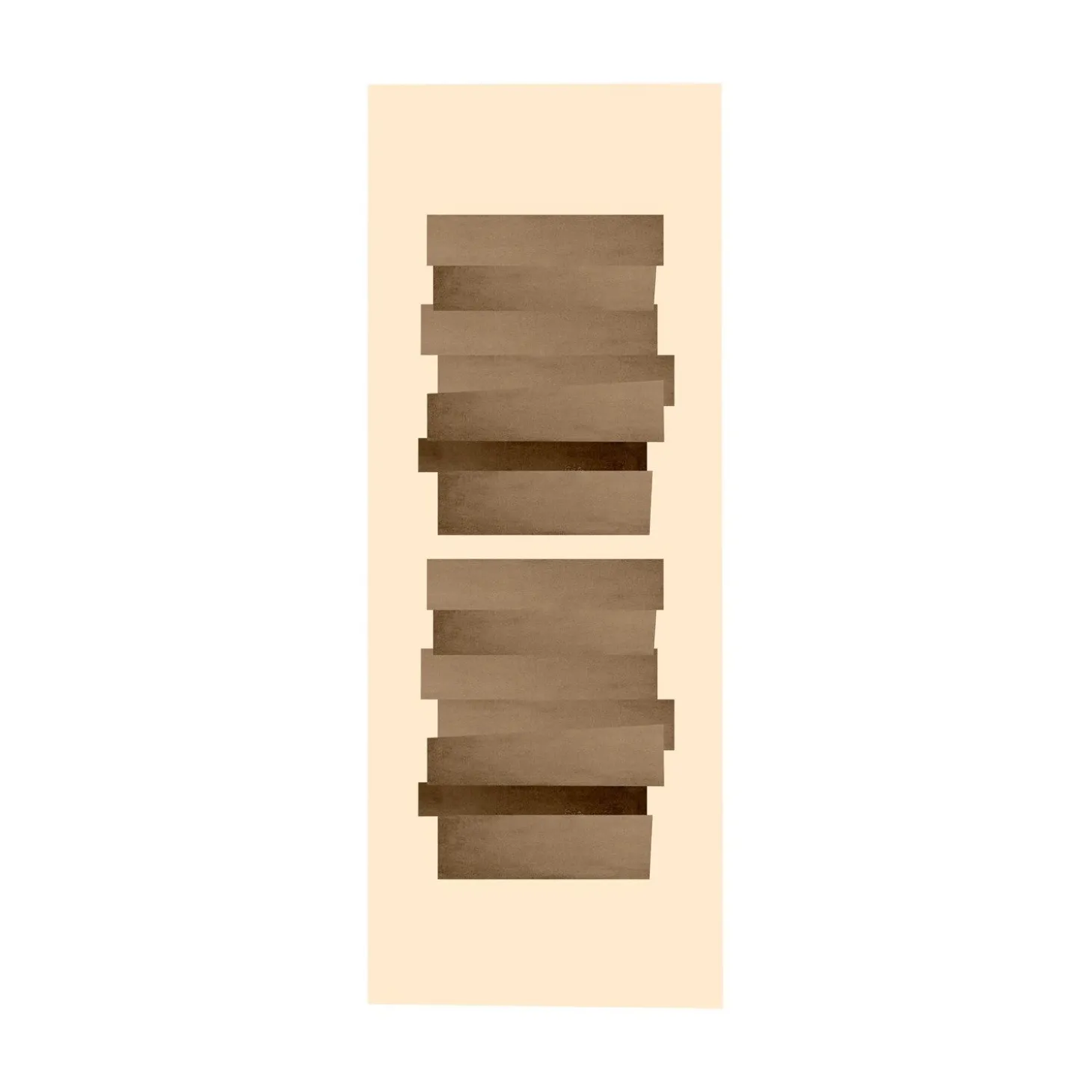 Ferm Living - Plakat "Abstration Poster - 5" - 50x130 cm
