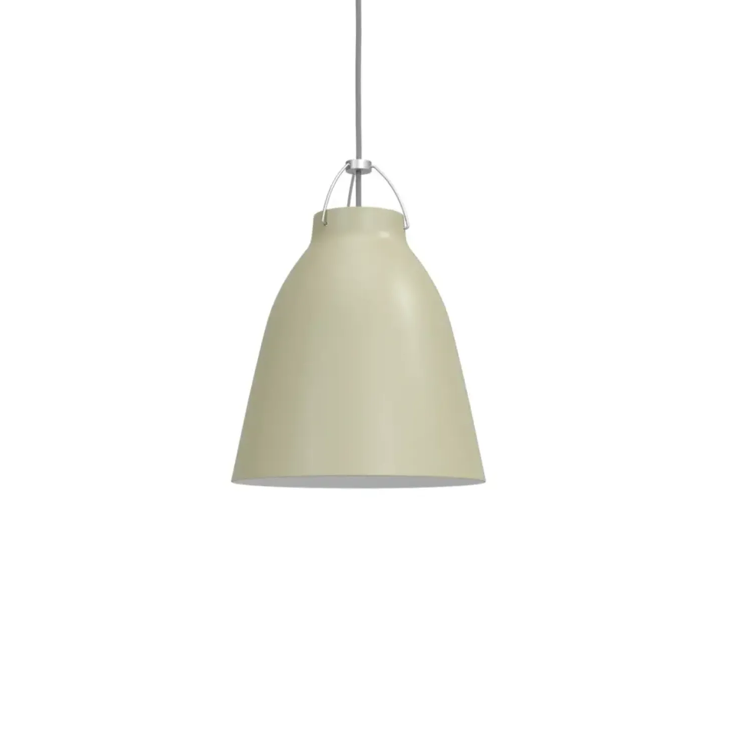 Fritz Hansen - Loftlampe - Caravaggio™ Matt - Støvet Grøn - P2 Medium