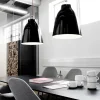 Fritz Hansen - Loftlampe - Caravaggio - Sort - P3 Large - Rød ledning 6m